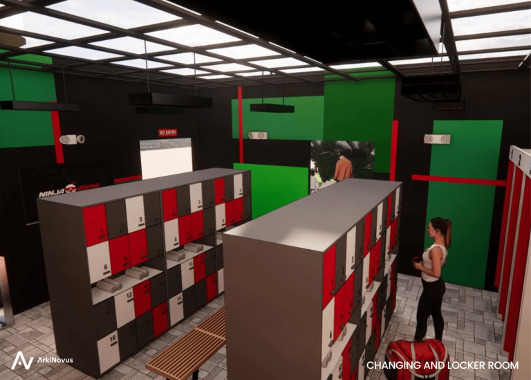 Okada Manila Ninja Arena Reception - Changing and Locker Rooms